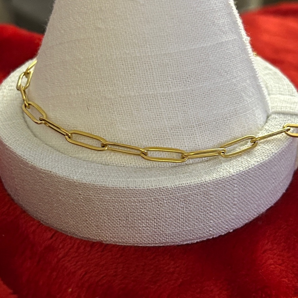 Oshena designer‎ Beachwear Gold Chain anklet Bracelet 9-10 inches